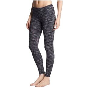 NWOT Zella Live In Full Length Leggings Yoga Pants Space Dye Black Gray White Md